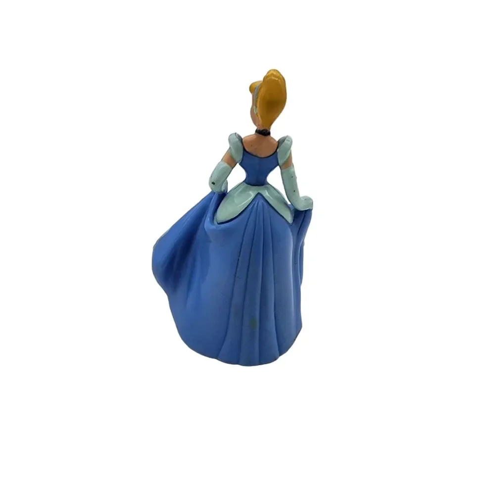 Disney Princess DecoPac Figures Lot Belle Cinderella Aurora Cake Toppers 2.5in